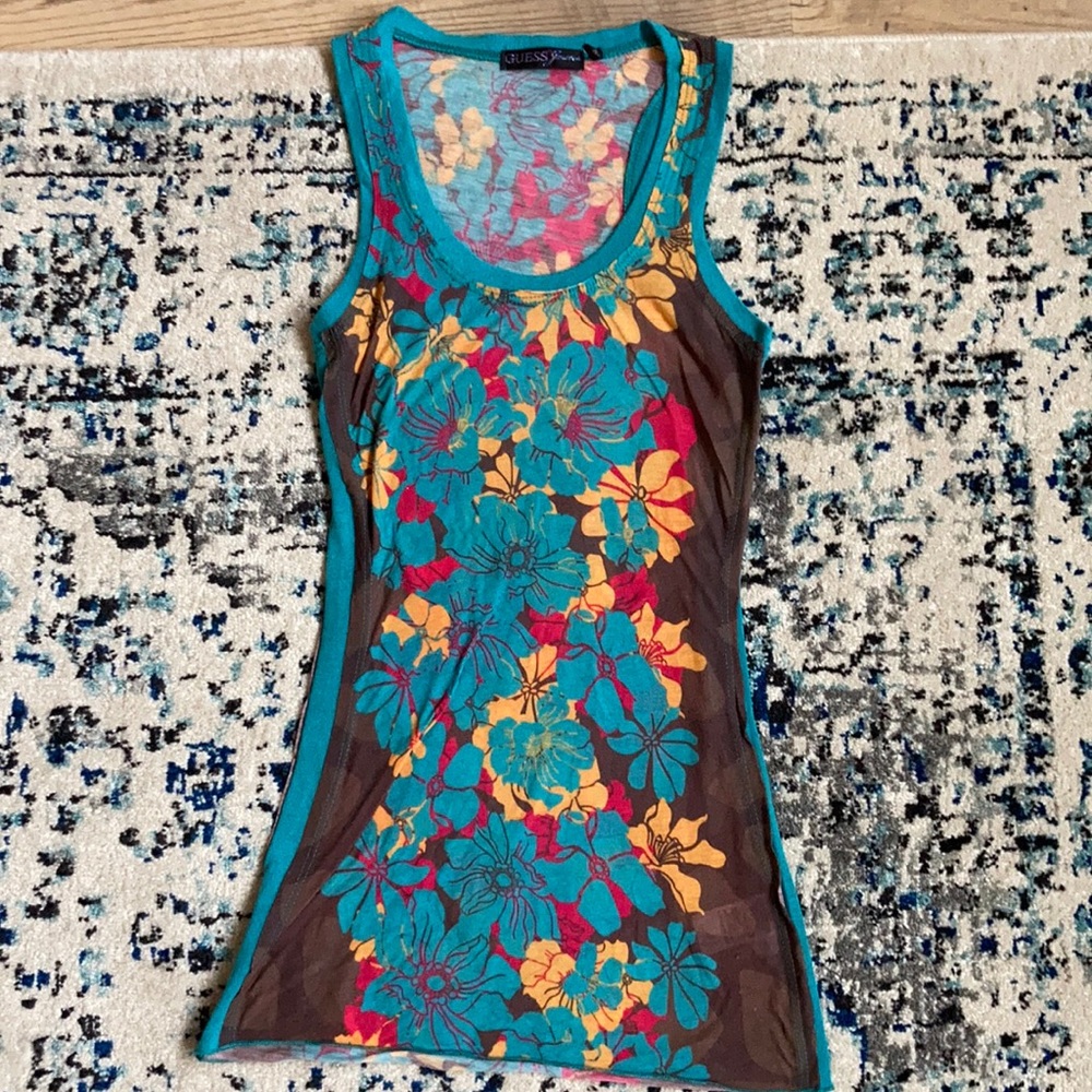 Guess Jeans Floral tank